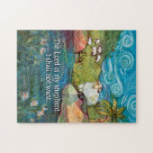 Psalm 23, Lord is my Shepherd 11x14" Puzzle Legpuzzel (Horizontaal)