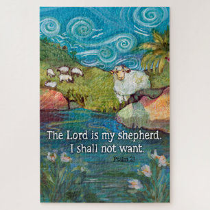Psalm 23, Lord is my Shepherd Puzzle Legpuzzel