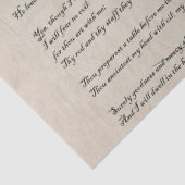 Psalm 23 Lord's Prayer Wildflower Weefpapier Tissuepapier (Detail)