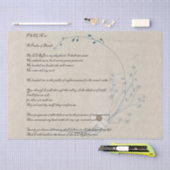 Psalm 23 Lord's Prayer Wildflower Weefpapier Tissuepapier (Craft)