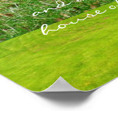 Psalm 23 met een mooi lammetje, Christelijk poster (Hoek)