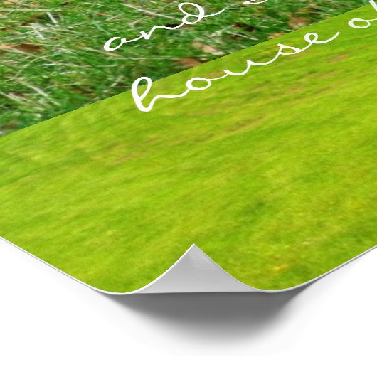 Psalm 23 met een mooi lammetje, Christelijk poster (Hoek)