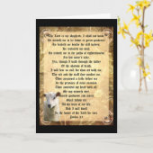 Psalm 23 met het Lam Kaart (Gele Bloem)