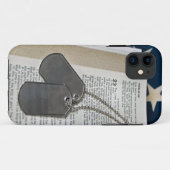 Psalm 23 met hondenlabels Case-Mate iPhone case (Achterkant (horizontaal))