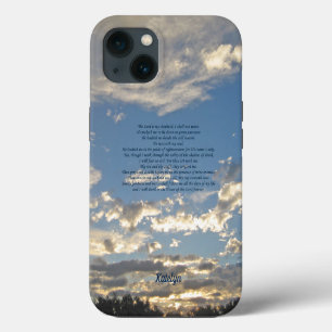 Psalm 23 Mooie Bijbeltekst Aangepast Christelijk iPhone 13 Hoesje