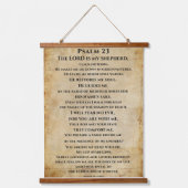 Psalm 23 { NHEB version.} Hangend Wandkleed (Voorkant)