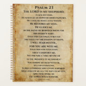 Psalm 23  { NHEB version.} Planner (Voorkant)