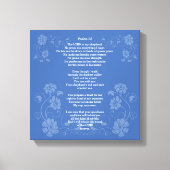 Psalm 23 NIRV Canvas Afdruk (Voorkant)