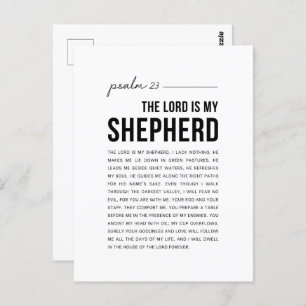Psalm 23 NKJV De Heer is Mijn Herder Briefkaart