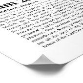 Psalm 23 NKJV De Heer is Mijn Herder Poster (Hoek)