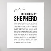 Psalm 23 NKJV De Heer is Mijn Herder Poster (Voorkant)