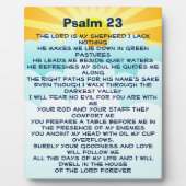 Psalm 23 plaque (Devant)