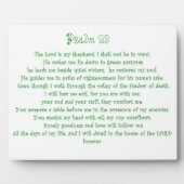 Psalm 23 Plaque Fotoplaat (Voorkant)