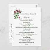Psalm 23 Post Kaart (Voorkant / Achterkant)