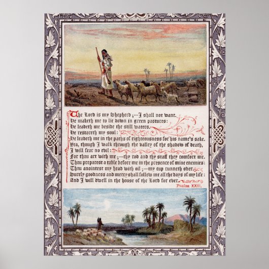 Psalm 23 poster (Voorkant)