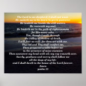 PSALM 23 POSTER (Voorkant)