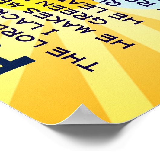 Psalm 23 poster (Hoek)