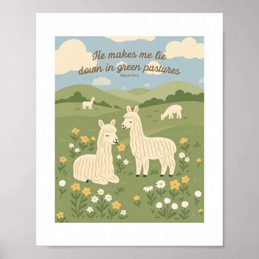 psalm 23 poster (Voorkant)