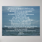 PSALM 23 POSTER (Voorkant)
