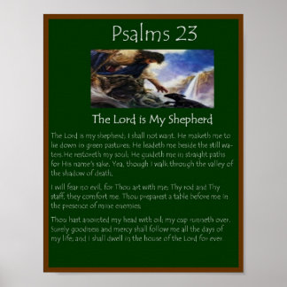 psalm 23 poster