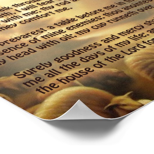 psalm 23 poster (Hoek)