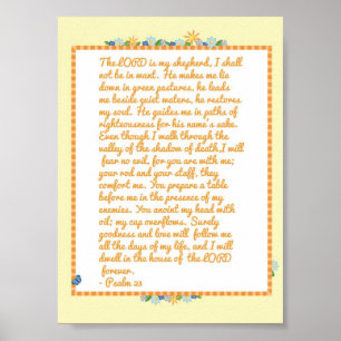 psalm 23 poster