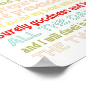 psalm 23 poster afdrukken (Hoek)