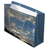 Psalm 23 Prachtige Bijbel Verse Christelijk Groot Cadeauzakje (Voorkant Gekanteld)