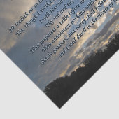 Psalm 23 Prachtige Bijbel Verse Christelijk Tissuepapier (Detail)