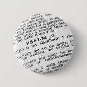 psalm 23 ronde button 5,7 cm (Voorkant)