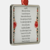 Psalm 23, Roos ventilator, metaal Ornament (Rechts)