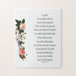 Psalm 23, Roos ventilator, uitdagende puzzel