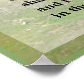 Psalm 23 Schroefbare POSTER AFDRUKKEN (Hoek)