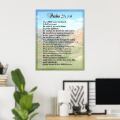 Psalm 23 Schroefbare POSTER AFDRUKKEN (Thuiskantoor)