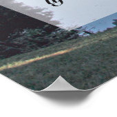 Psalm 23 Scriptafdrukken Poster (Hoek)