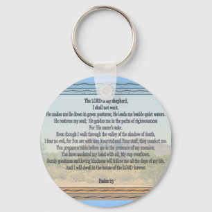 psalm 23 sleutelhanger