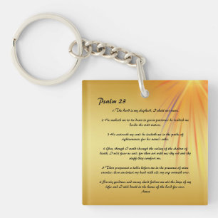Psalm 23 sleutelhanger