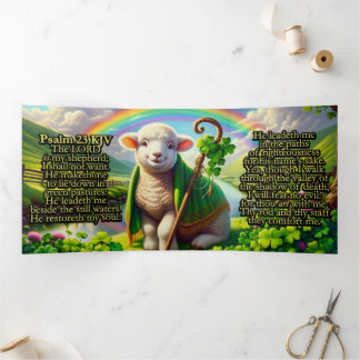 Psalm 23 Statenvertaling Tract - Zoete Lam Drieluik Kaart