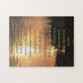 Psalm 23, Sunset on still Waters 252 pcs Puzzle Legpuzzel (Horizontaal)
