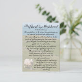 Psalm 23 The Lord is mijn herder, Irish Field Briefkaart (Staand voorkant)