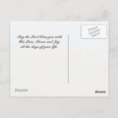 Psalm 23 The Lord is mijn herder, Irish Field Briefkaart (Achterkant)