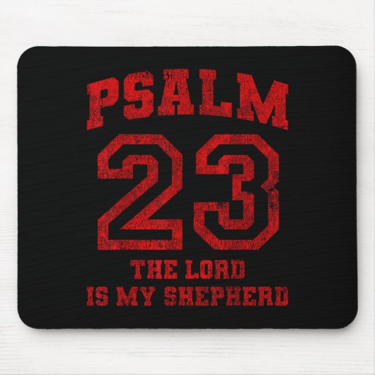 Psalm 23 The Lord Is My Shepherd  Muismat (Voorkant)