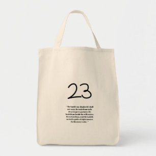 Psalm 23 Vreedzame Pad Boodschappentas Tote Bag