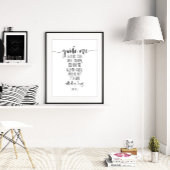 Psalm 25:5, Gids me in Uw Waarheid en leer me Poster