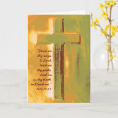 Psalm 25 Arts van de Kaart van het Ministerie (Gele Bloem)