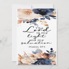 Psalm 27:1 Aanmoediging Kaart