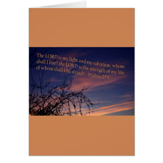 Psalm 27:1 bij zonsopgang