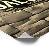 Psalm 27:1 Christelijk Poster (Hoek)