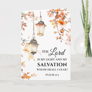 Psalm 27:1 De Heer is mijn Bijbel van licht en ver Kaart