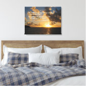 Psalm 27 1 De Heer is mijn Licht Canvas Afdruk (Insitu (Slaapkamer))